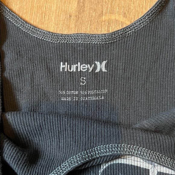 Hurley Black Gothic Script Tank Top - Picture 2 of 4